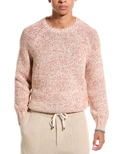 Brunello Cucinelli Wool & Cashmere-blend Sweater In Pink