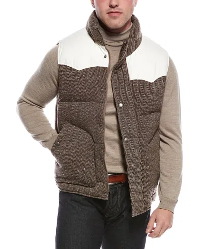 Brunello Cucinelli Wool & Cashmere-blend Vest In Multi