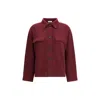 Brunello Cucinelli Wraparound Wool Cashmere Cardigan With Patch Pockets