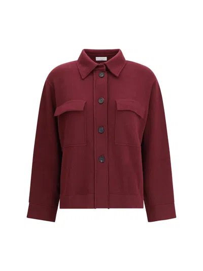 BRUNELLO CUCINELLI WOOL AND CASHMERE CARDIGAN