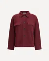 Brunello Cucinelli Wraparound Wool Cashmere Cardigan With Patch Pockets In Brown