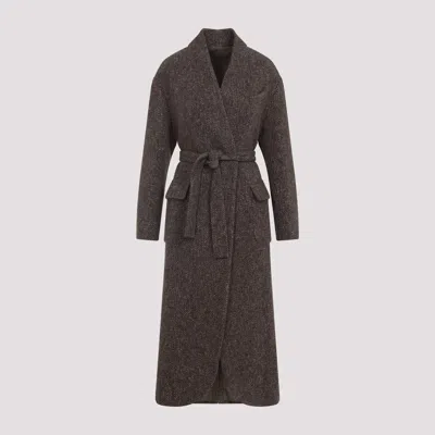 BRUNELLO CUCINELLI WOOL AND CASHMERE COAT