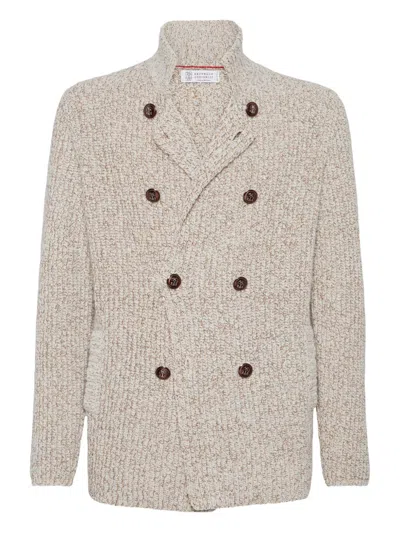 BRUNELLO CUCINELLI WOOL AND CASHMERE JACKET