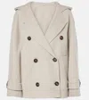 Brunello Cucinelli Wool And Cashmere Jacket In Beige
