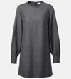 Brunello Cucinelli Wool And Cashmere Minidress