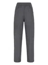Brunello Cucinelli Wool And Cashmere Pants In Gray