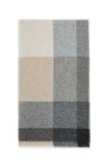 Brunello Cucinelli Wool And Cashmere Scarf In Gray
