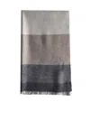 Brunello Cucinelli Scarf In Grey Brown Anthracite Grey