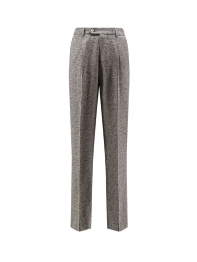 BRUNELLO CUCINELLI WOOL AND CASHMERE TROUSERS
