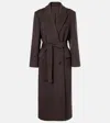Brunello Cucinelli Wool And Cashmere Wrap Coat