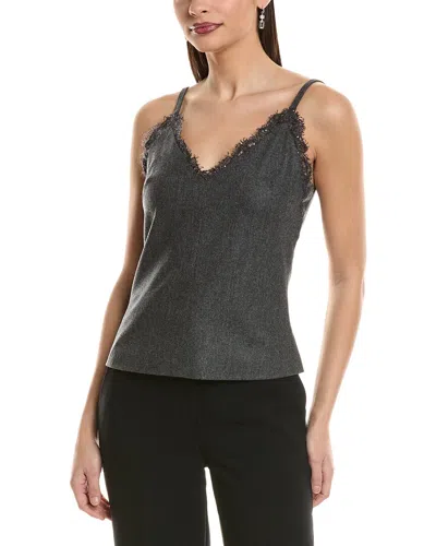 Brunello Cucinelli Wool & Cashmere-blend Cami In Gray