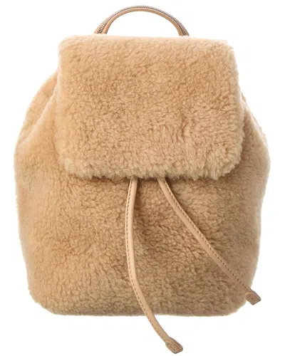 BRUNELLO CUCINELLI BRUNELLO CUCINELLI WOOL & LEATHER BACKPACK