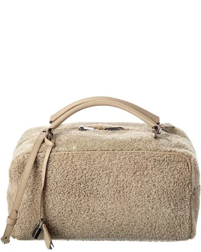 BRUNELLO CUCINELLI BRUNELLO CUCINELLI WOOL & LEATHER TOTE