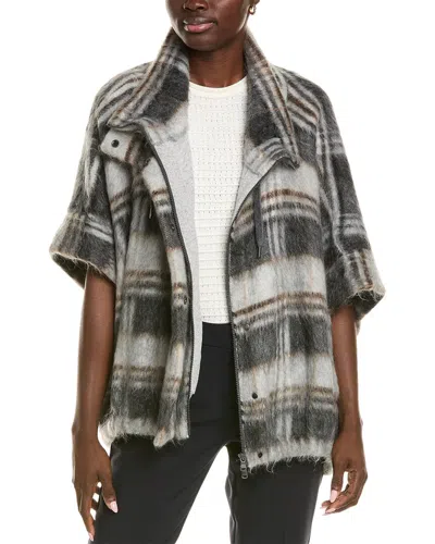 Brunello Cucinelli Wool & Mohair-blend Hoodie In Multi