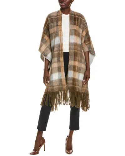 Brunello Cucinelli Wool & Mohair-blend Hoodie In Brown
