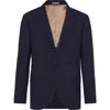 Brunello Cucinelli Single-breasted Virgin-wool Blazer In Blue