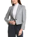 Brunello Cucinelli Wool & Silk-blend Blazer In Multi