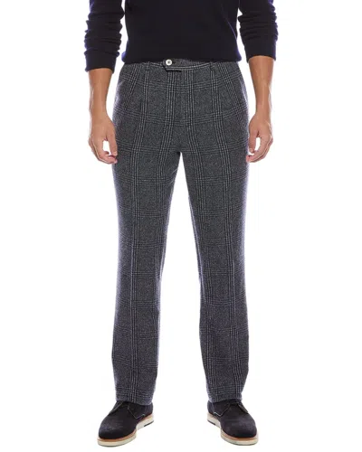 Brunello Cucinelli Wool & Silk-blend Pant In Gray