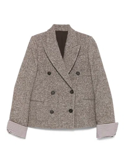 BRUNELLO CUCINELLI BRUNELLO CUCINELLI WOOL AND SILK JACKET