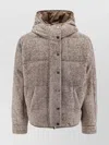Brunello Cucinelli Wool And Silk Reversible Down Jacket