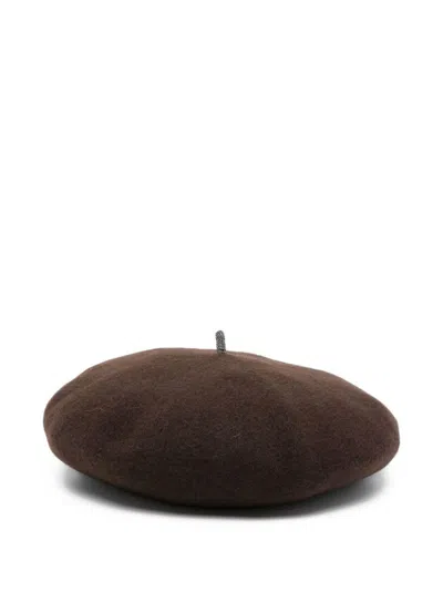 BRUNELLO CUCINELLI BRUNELLO CUCINELLI WOOL BASQUE HAT