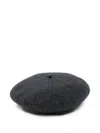 Brunello Cucinelli Wool Basque Hat In Black
