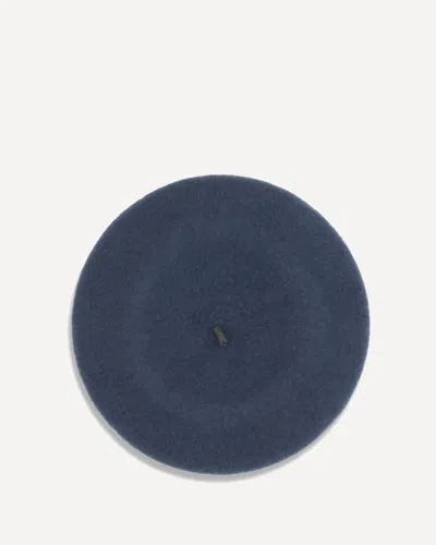 BRUNELLO CUCINELLI WOOL BASQUE HAT WITH PRECIOUS DETAILS