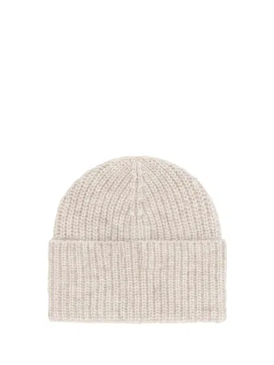 BRUNELLO CUCINELLI WOOL BEANIE HAT