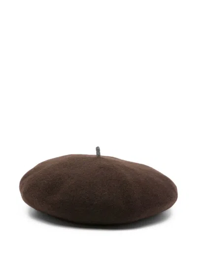 BRUNELLO CUCINELLI WOOL BERET