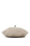 Brunello Cucinelli Wool Beret In Beige