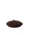 Brunello Cucinelli 'soft Round Loop Detail' Beanie In Brown