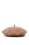 Brunello Cucinelli Wool Beret In Brown