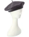 Brunello Cucinelli Wool Beret In Gray
