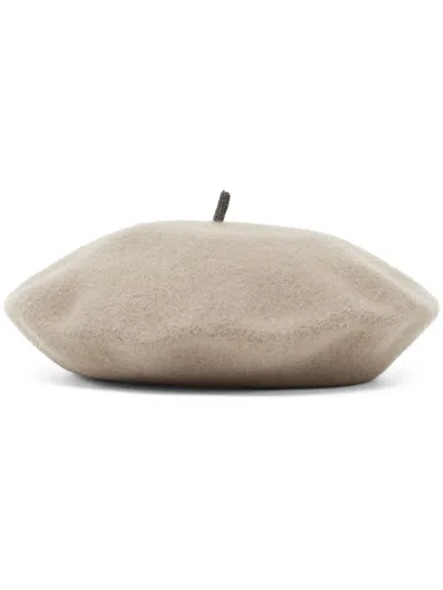 BRUNELLO CUCINELLI WOOL BERET