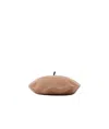 Brunello Cucinelli Wool Beret In Nude