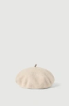 Brunello Cucinelli Monili-chain Slip-on Beret In White