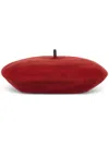 Brunello Cucinelli Wool Beret In Red