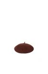 Brunello Cucinelli Wool Beret In Ruby