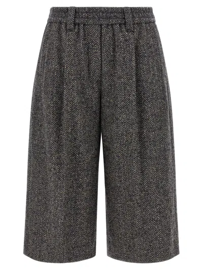Brunello Cucinelli Wool Bermuda Shorts