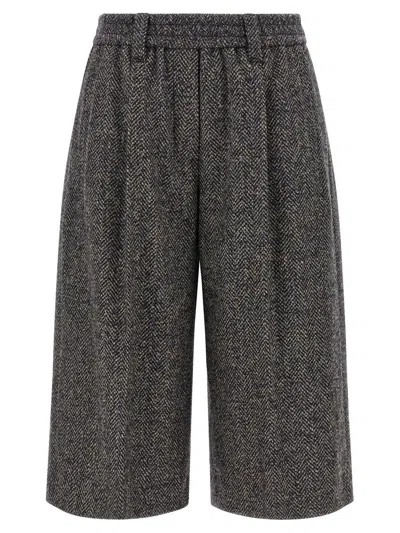 Brunello Cucinelli Wool Bermuda Shorts