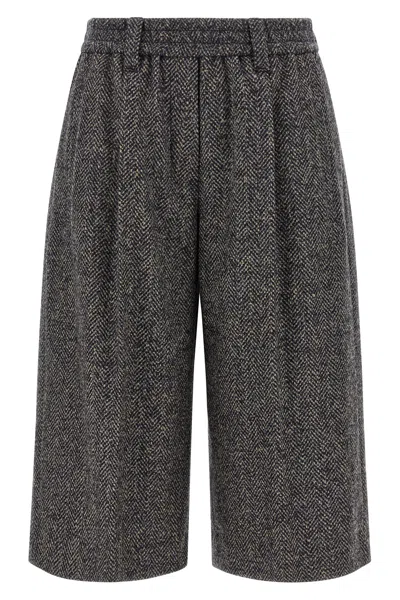 BRUNELLO CUCINELLI WOOL BERMUDA SHORTS
