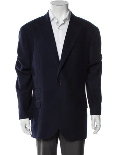 Pre-owned Brunello Cucinelli Wool Blazer In Blue