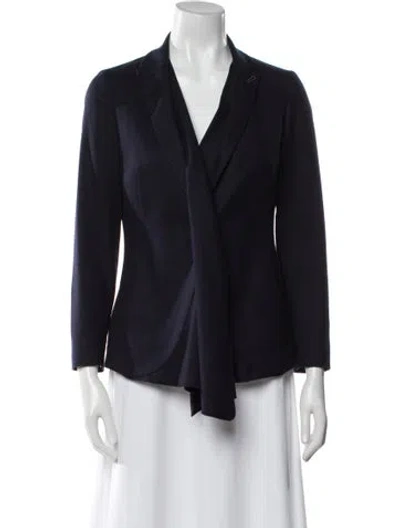 Pre-owned Brunello Cucinelli Wool Blazer In Blue