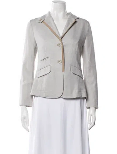 Pre-owned Brunello Cucinelli Wool Blazer In Gray