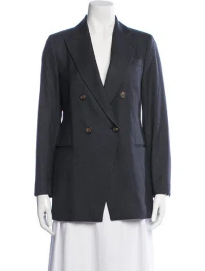 Pre-owned Brunello Cucinelli Wool Blazer In Gray