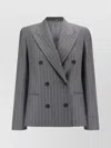 Brunello Cucinelli Blazer Jacket In Gray