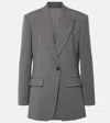 Brunello Cucinelli Blazer Jacket In Medium Grey