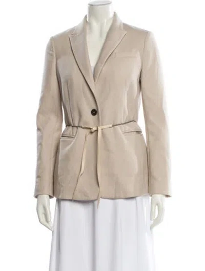 Pre-owned Brunello Cucinelli Wool Blazer In Neutral