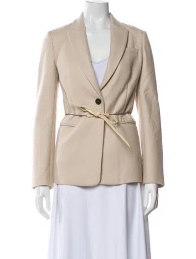 Pre-owned Brunello Cucinelli Wool Blazer In Neutral