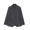 Brunello Cucinelli Wool Blazer Women In Gray